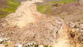 Mudslide near Collbran Mesa County [upl. by Ordnagela]