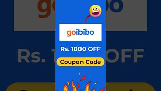 Goibibo Promo Code 🔥  Rs1000 OFF Coupon Code  Flight amp Hotel Booking goibibo flightbooking [upl. by Aehsa]