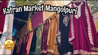 KATRAN MARKET MANGOLPURI🔥LATEST WINTER FABRIC COLLECTION ❤ SWADE VELVET amp MORE  THE PEPPY PERSONA [upl. by Spaulding]