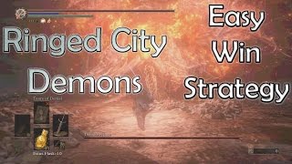 Demon in Pain amp From Below Boss MADE EASY  Dark Souls 3 Ringed City DLC  Solo NG7 [upl. by Iaka]