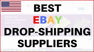 The BEST eBay Dropshipping SUPPLIERS in the United States and Why [upl. by Noram696]