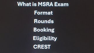 MSRA 2025  ALL YOU NEED TO KNOW AS AN IMG DOCTOR  Exam Techniques  UKTraining Doctors [upl. by Enawyd825]