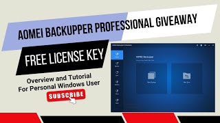 AOMEI Backupper Professional The Ultimate Data Backup and Recovery Solution [upl. by Kemeny]