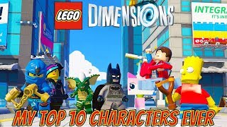 LEGO Dimensions  My Top 10 Favorite Characters EVER Wave 19 Complete Series [upl. by Adama]