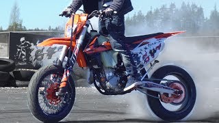 KTM EXC 450 Supermoto Arttu Stenberg [upl. by Sivia]