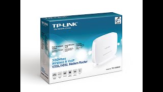 How to Configure TPLINK TDVG5612 v1 300Mbps Wireless N VoIP VDSLADSL Modem Router [upl. by Adian]