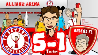 😂BAYERN MAMBO No 51 Ep2😂 BAYERN MUNICH vs ARSENAL Champions League 2017 Goals Highlights [upl. by Hirza168]