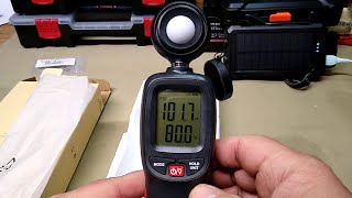 Wintact Digital Illuminance Light Meter [upl. by Nosnek]