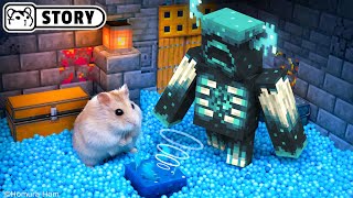 🐹 Hamster Escapes the Warden Maze in the Deep Dark Minecraft 🐹 Homura Ham 🐹 PaperAnima [upl. by Eustasius]