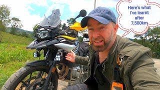 BMW 750 GS 2021 Review at 7500km after 4weeks across Colombia [upl. by Sicnarf586]