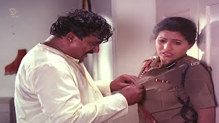 Doddanna Tries To Spoil Lady Police Officer Life  Gandanige Thakka Hendathi Movie Climax Scene [upl. by Elletsyrk141]