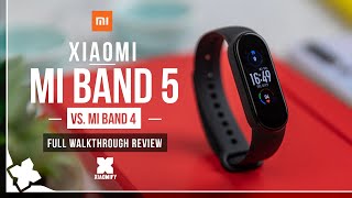 Mi Band 5  Full Review  vs Mi band 4 Xiaomify [upl. by Anifares]