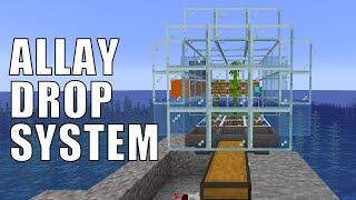 Allay Collection System  Allay Drop Station Minecraft 119 Automatic [upl. by Petta]