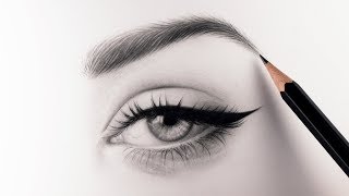 How to Draw Realistic Eyebrows  narrated [upl. by Niveb]