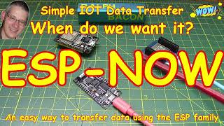 223 ESPNOW simple demo  easy IOT data transfer on ESP32 or ESP8266 [upl. by Tugman]