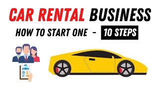 How To Start a CAR RENTAL BUSINESS in 10 Steps Animated [upl. by Nwahsear]