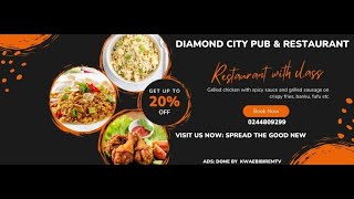 VISIT DIAMOND CITY PUB AND RESTAURANT FOR ALL YOUR EVENTS [upl. by Anual]