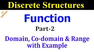 Domain Codomain and Range of Function with Examples [upl. by Spears91]