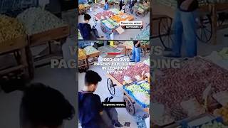 Video shows pagers exploding in Lebanon attack [upl. by Yesak924]