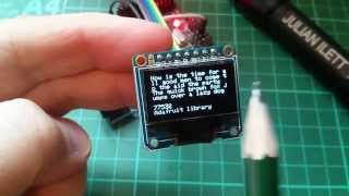 Tested Display Libraries  Adafruit u8glib Homebrew Code [upl. by Ahkeber]