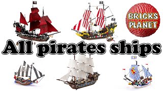 All Lego Pirates Ships 1989  2019 HD  Beyond the Brick [upl. by Acisseg]