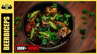 Healthy Paneer Chilli  BeerBiceps Vegetarian Indian Chinese Style Recipes [upl. by Aksehcnarf]