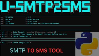 smtp to sms sender tool  smtp to sms python [upl. by Harobed]