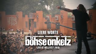 Böhse Onkelz  Leere Worte Live Hellfest 2019 [upl. by Ludovico279]