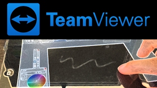 How to use your iPad as a Drawing Tablet for FREE using Team Viewer [upl. by Baalbeer]