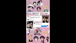 AOT TEXTS  Hanji Exposes YN’s Art  Part2  YN x AoT [upl. by Farland]