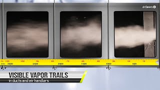 Visible vapor trails duct temperature dispersion type [upl. by Yatnuahs]