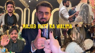 RAJB BHAI KA WALIMA♥️ A MESSAGE FROM HAIDER🙏 AYESHA GOT EMOTIONAL🥺 RAJAB BUTT SALEENA CHAUDHARY [upl. by Gipsy]