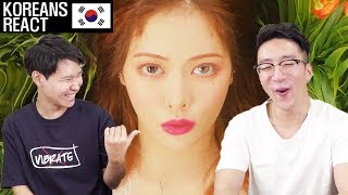 HyunA  Babe Reaction [upl. by Aitsirt]