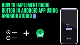 How To Implement Radio Buttons in Android App using Android Studio  Android Tutorial📱✅ [upl. by Slrahc]