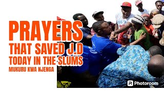 THE PRAYER THAT SAVED JEREMY DAMARIS IN MUKURU KWA NJENGA AFTER HE WAS HIT WITH RUNGU [upl. by Yenohtna]