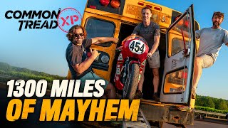 We Built a Vintage Race Bike in a School Bus  Common Tread XP [upl. by Annabella]