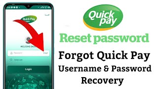 How To Reset Quick Pay App Password  SNB Quick Pay App Forgot Username And Password  Quick Pay [upl. by Frederik]