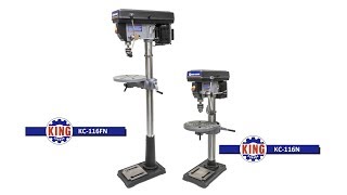 King Canada 13quot and 15quot Drill Presses [upl. by Farleigh]