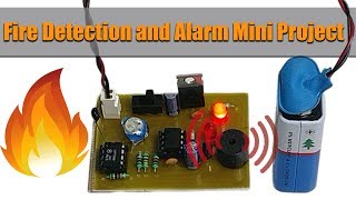 Fire Detection and Alarm Mini Project [upl. by Esiole]