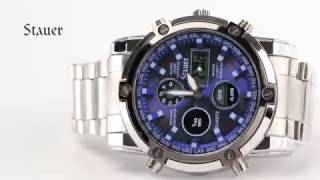 Stauer Blue Stone Chronograph Watch [upl. by Lysander]