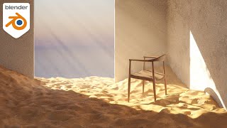 Create a Sandfilled Environment in Blender [upl. by Akinimod]