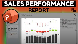 How to Create a STUNNING Sales Performance Report in PowerPoint [upl. by Korten269]