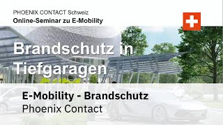 Webinar Brandschutz in Tiefgaragen bei EMobility Ladestationen [upl. by Myriam]