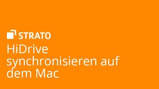 HiDrive synchronisieren auf dem Mac  STRATO Tutorial [upl. by Rennat159]