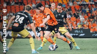 ALM R15 Highlights Brisbane Roar 11 Wellington Phoenix [upl. by Arleyne]