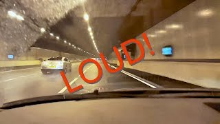 Insane 640HP Nissan GTR Tunnel Sounds LOUD [upl. by Sirrad]