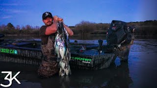 Wading For Mississippi Crappie  Filling The Stringer [upl. by Rhine]