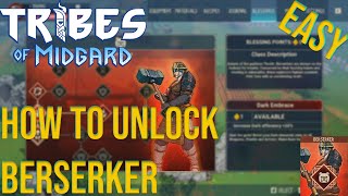 Tribes of Midgard How to unlock Berserker Class [upl. by Wendell395]