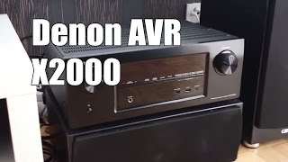 Denon AVR X2000 Receiver review [upl. by Etep923]