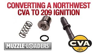 Converting a Northwest CVA™ Muzzleloader to 209 Ignition [upl. by Enitsirhk676]